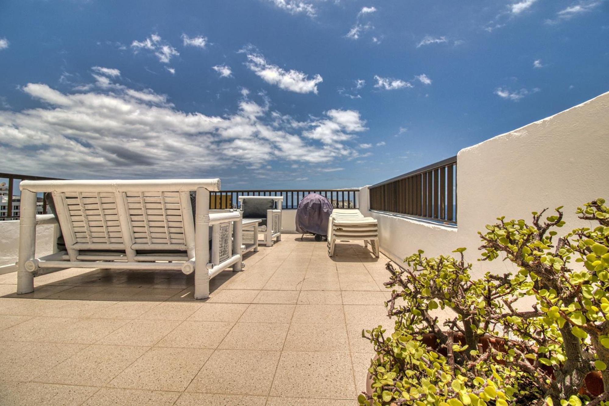 Penthouse Sea View Jacuzzy Terrace & Pool Daire Playa Feñabe Dış mekan fotoğraf