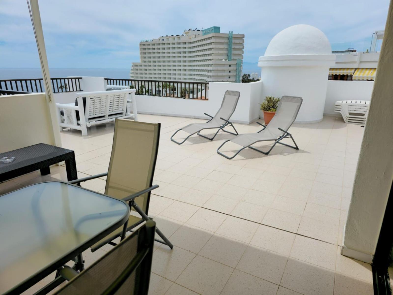 Penthouse Sea View Jacuzzy Terrace & Pool Daire Playa Feñabe Dış mekan fotoğraf