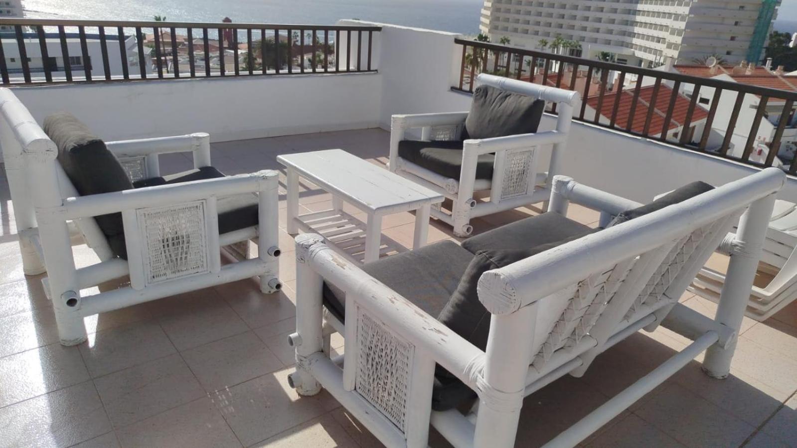 Penthouse Sea View Jacuzzy Terrace & Pool Daire Playa Feñabe Dış mekan fotoğraf