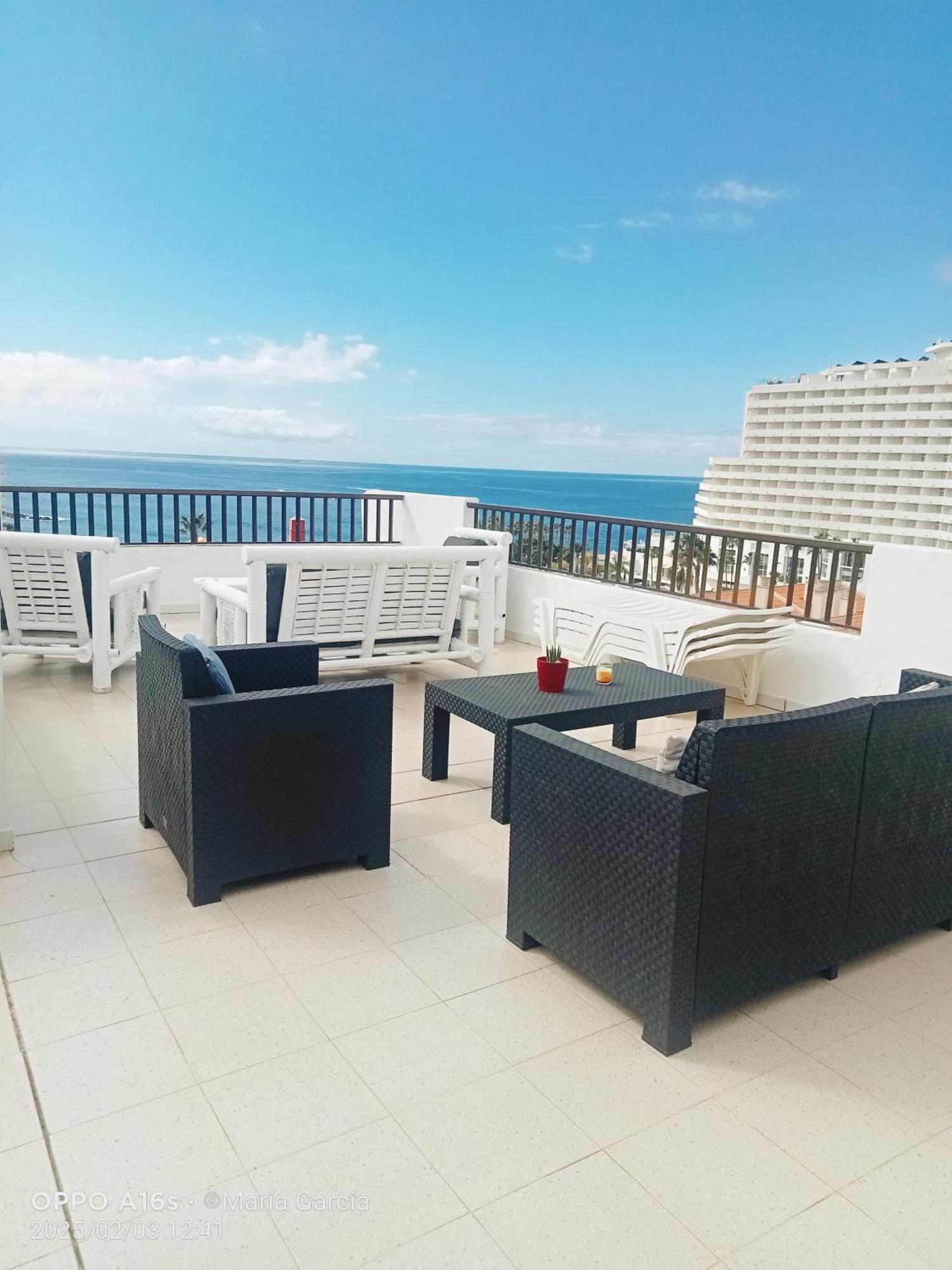 Penthouse Sea View Jacuzzy Terrace & Pool Daire Playa Feñabe Dış mekan fotoğraf